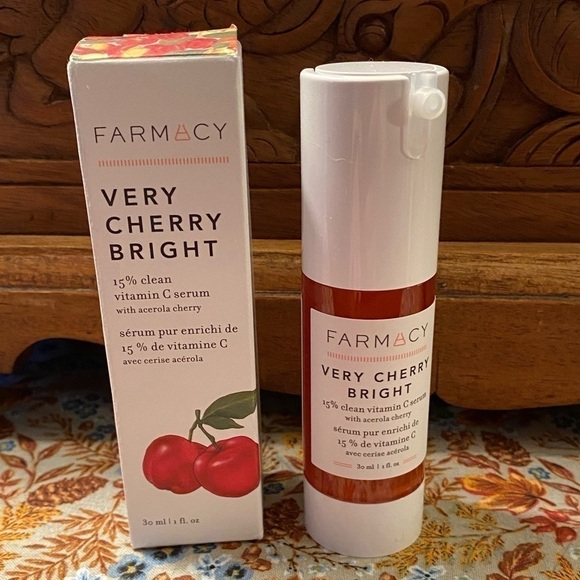 Farmacy Very Cherry Bright 15% clean vitamin C serum 1 fl.oz. BNIB